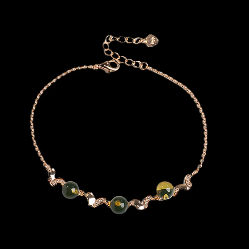 【李炎老师专享】蓝珀蝴蝶手链  ly