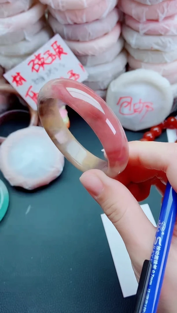 【闪购商品】石英质玉手镯未镶嵌k84-56-57