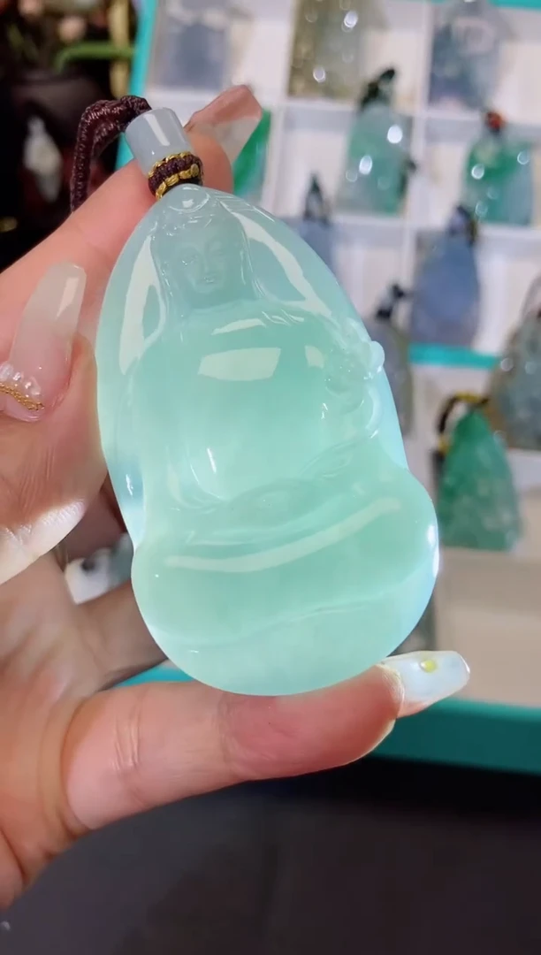 颈饰未镶嵌翡翠缅甸天然翡翠