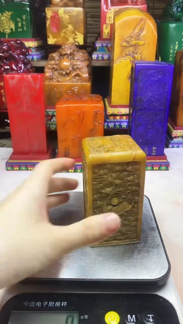 寿山石印石纯天然石料