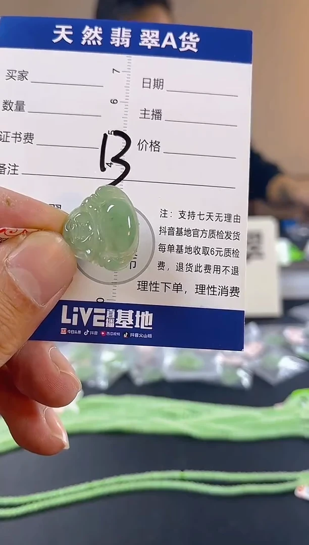 颈饰未镶嵌翡翠纯天然缅甸翡翠A货