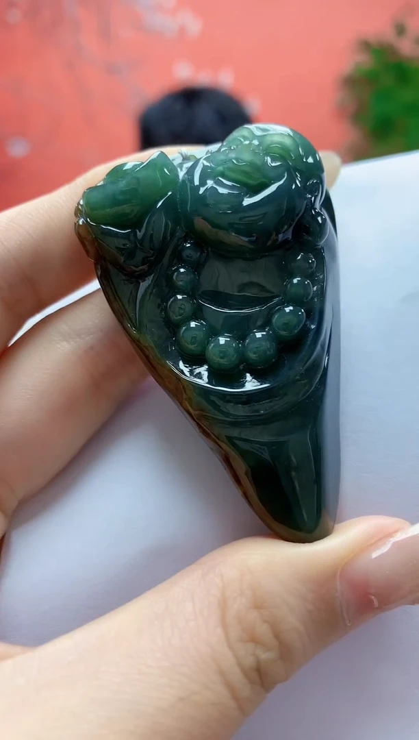 未镶嵌定制翡翠5028jw-毛货挂件63
