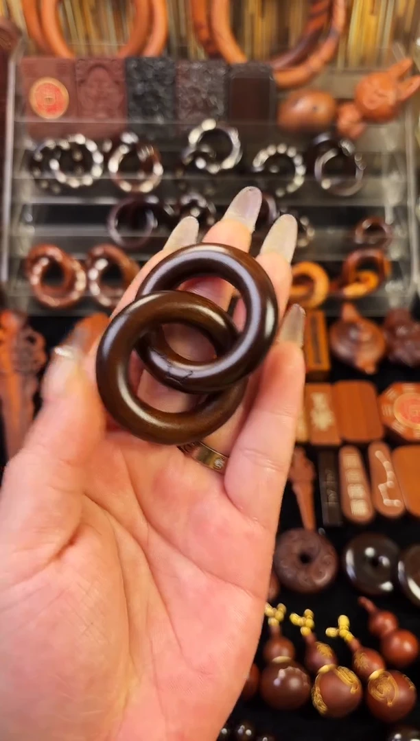 雷枣木玉化乾坤圈2.5