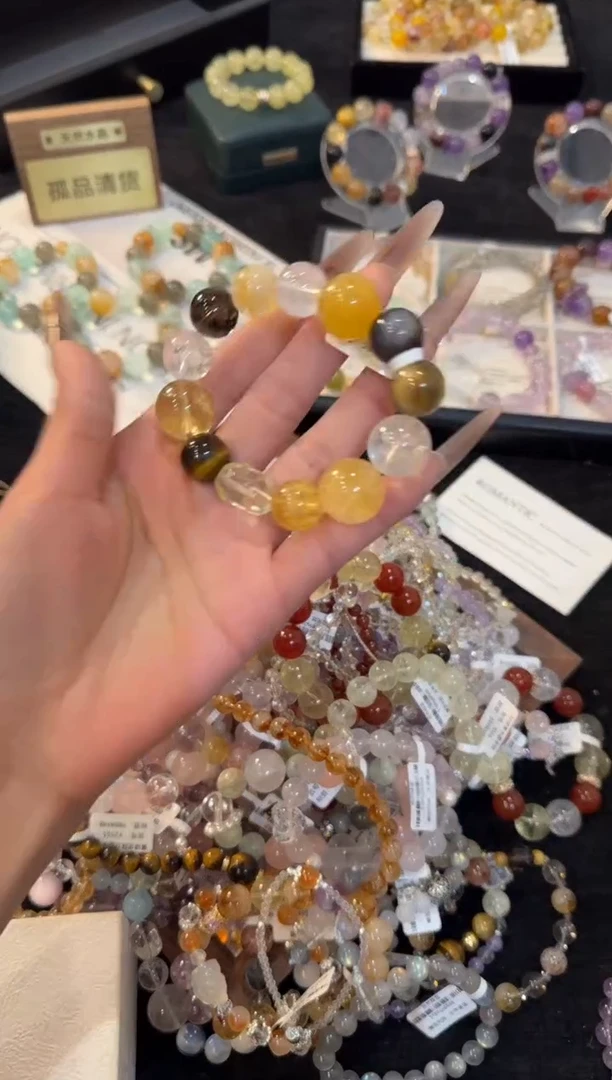 合金手链水晶多宝手链x3225