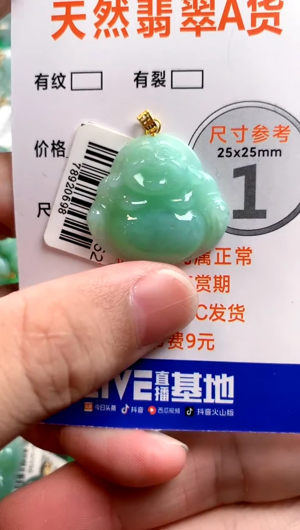 颈饰18K金镶嵌翡翠14006643