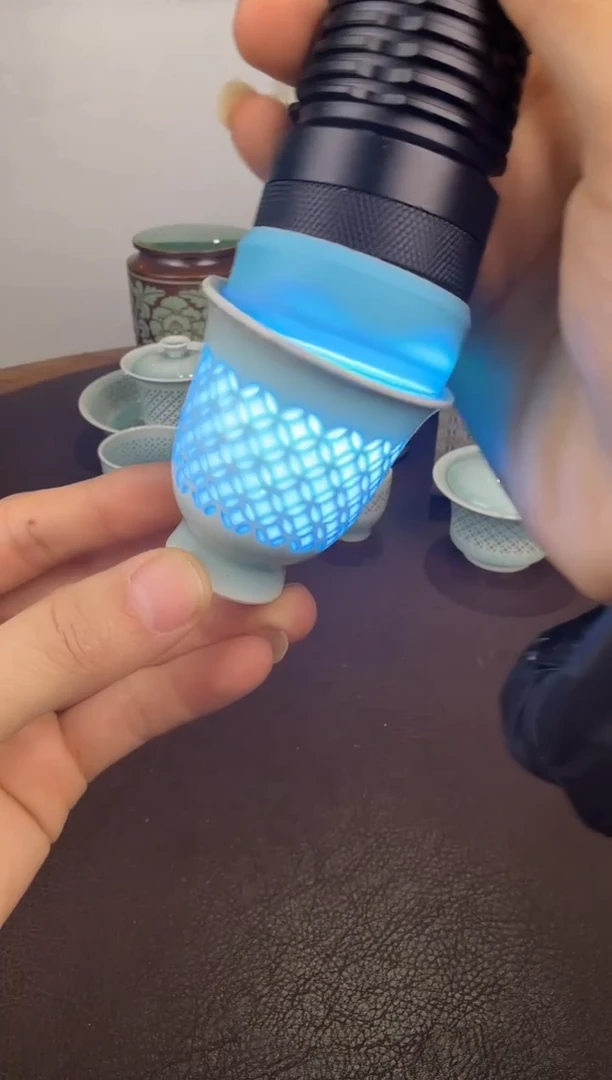 青瓷手工茶器包邮