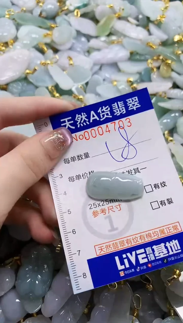 颈饰未镶嵌翡翠天然A货翡翠