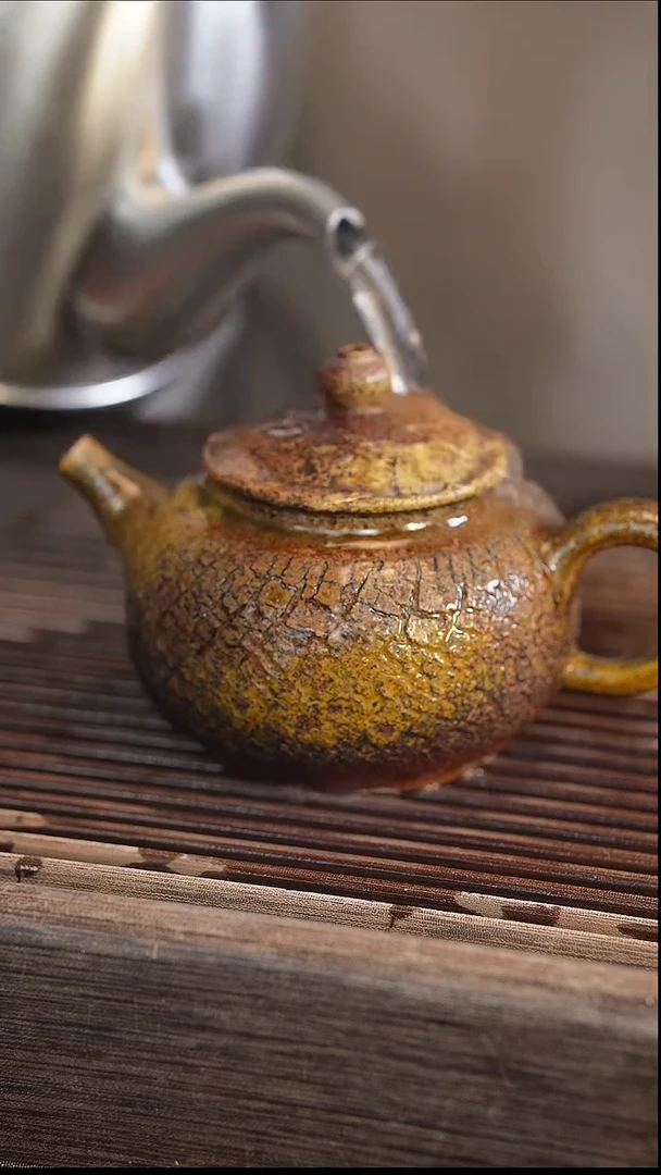 茶壶紫砂6号 柴烧240cc