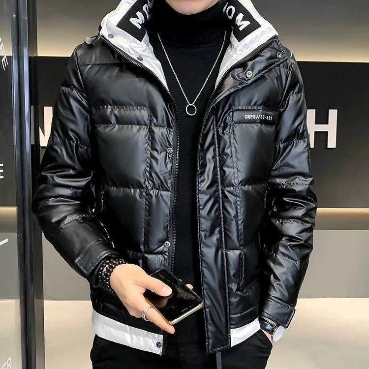 冬季新款羽绒服防寒高档免洗百搭男女同款连帽羽绒外套潮2539