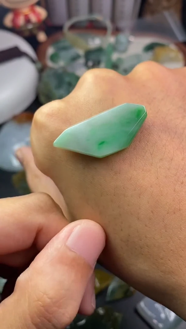 未镶嵌定制翡翠十*堂翡翠片料定制未镶嵌8.26-21