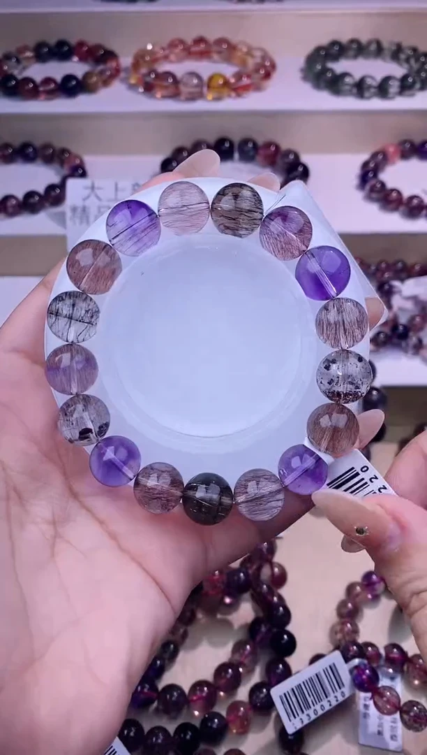 未镶嵌手链水晶仙女超七单圈12m+