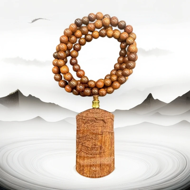 D109越南沉香木串吊坠