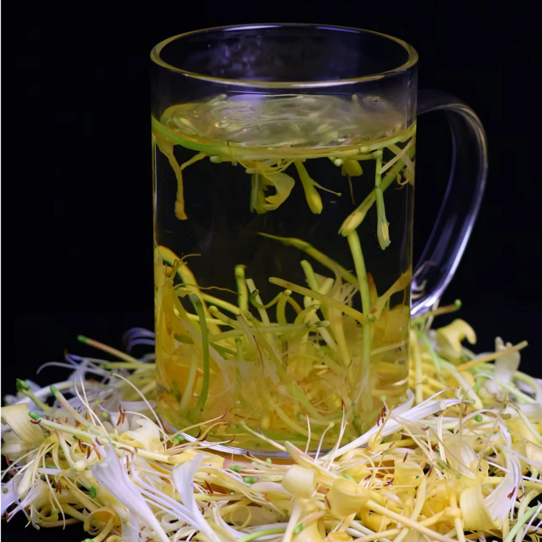 神木山【五彩银花】高山特级银花绿茶龙井工艺泡水喝