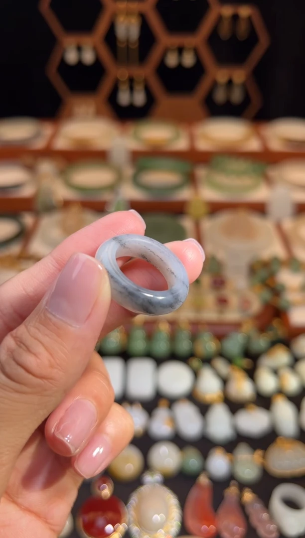 未镶嵌戒指和田玉14 15