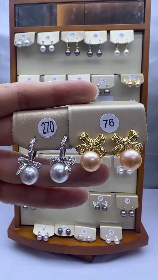 未镶嵌耳饰淡水珍珠270+76