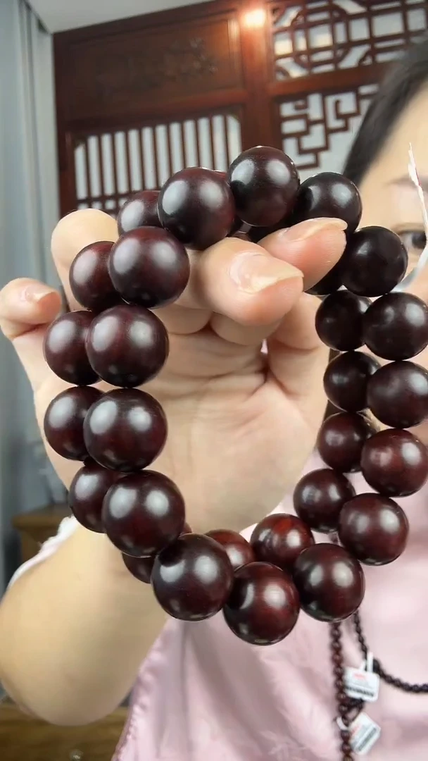 檀香紫檀（小叶紫檀）小叶紫檀卡1.5单圈手串