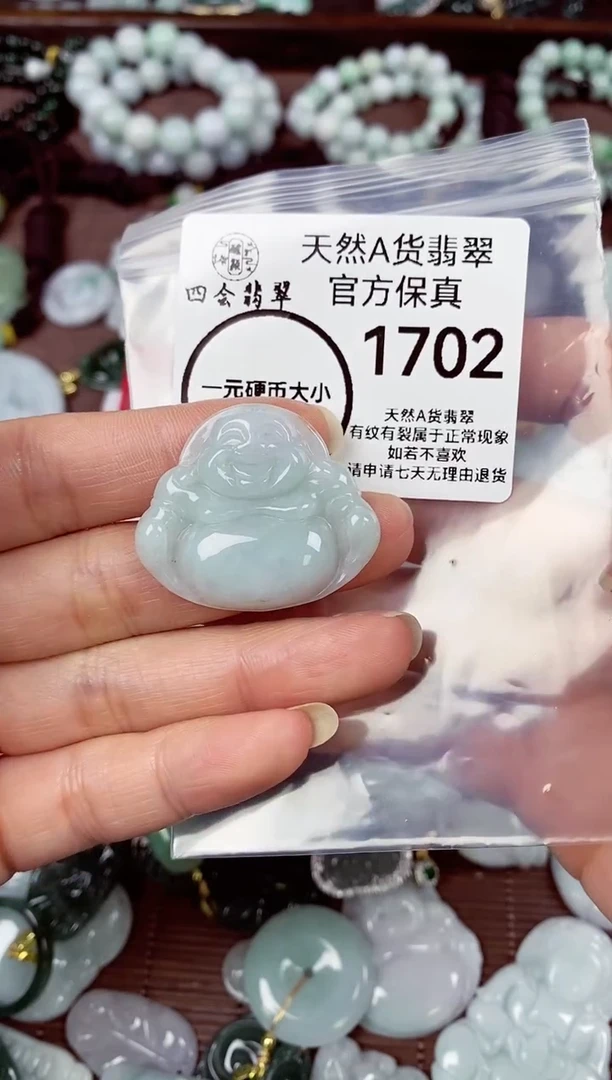 【闪购商品】翡翠颈饰未镶嵌天然A货翡翠1702