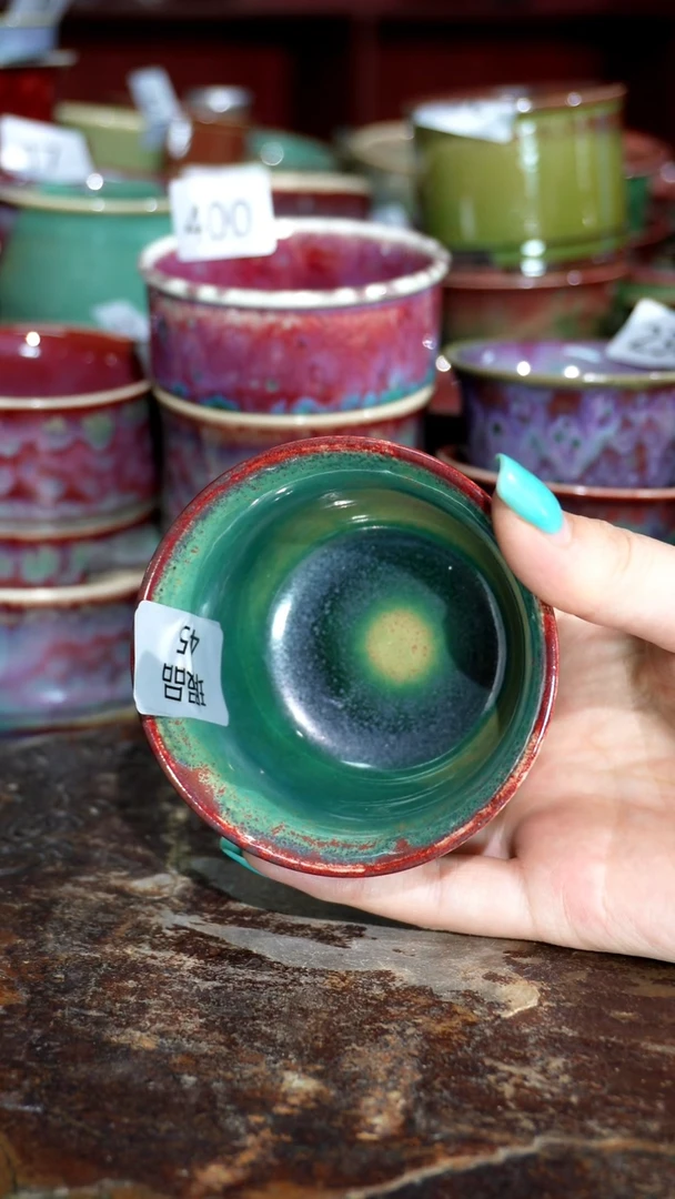 摆件精品窑变钧瓷茶器
