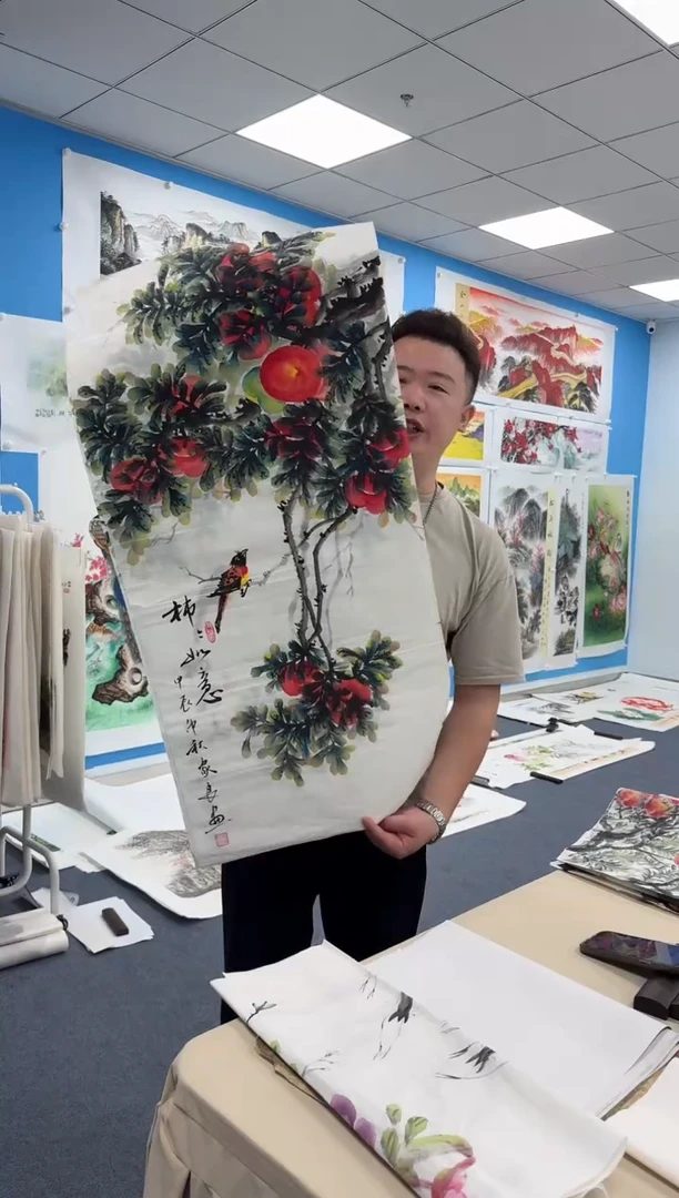 国画同类型随机柿子7