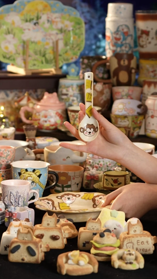 其他陶景德镇釉下彩手绘设计师款陶瓷