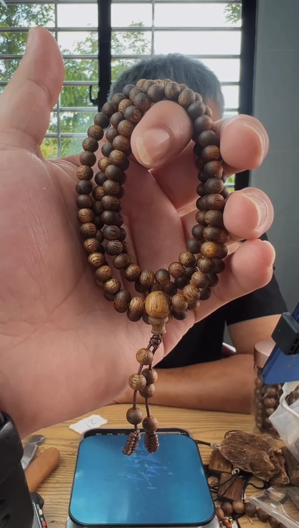 手串沉香格*小叶陆河圆珠05多圈9克多样性发一