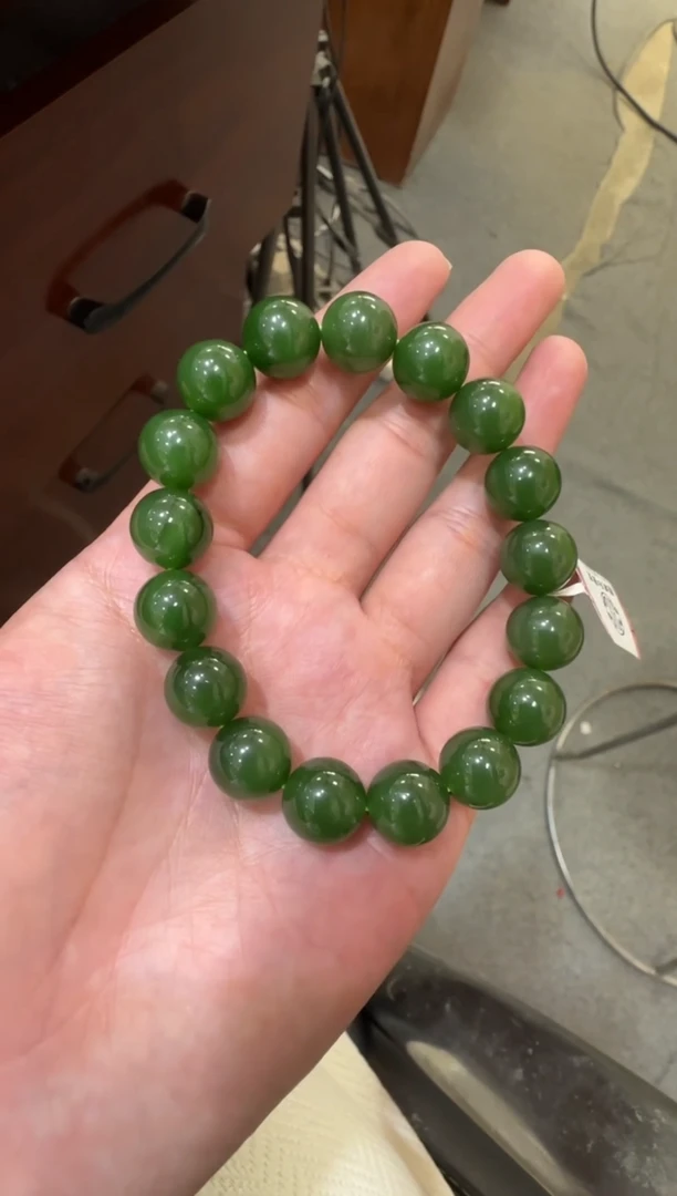未镶嵌手串和田玉碧玉手串（产地直发）
