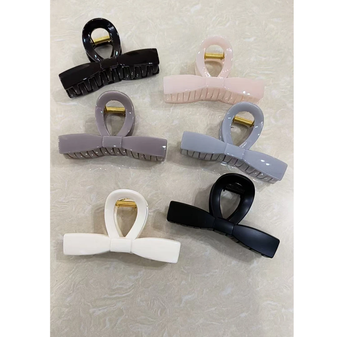 WYFS高级感韩式亮面发夹