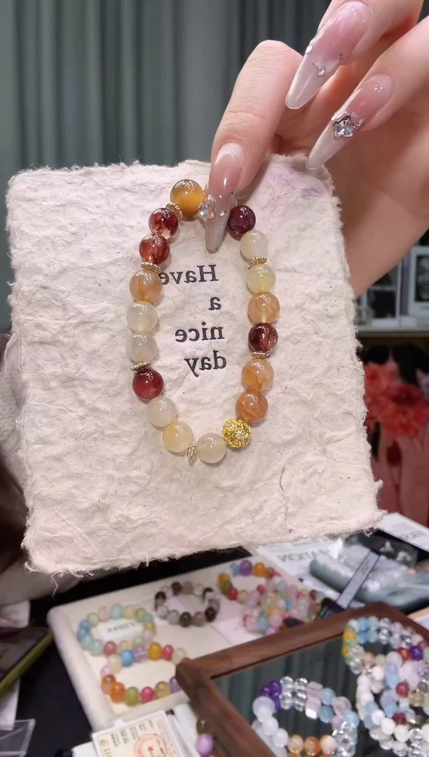 未镶嵌手链水晶手串