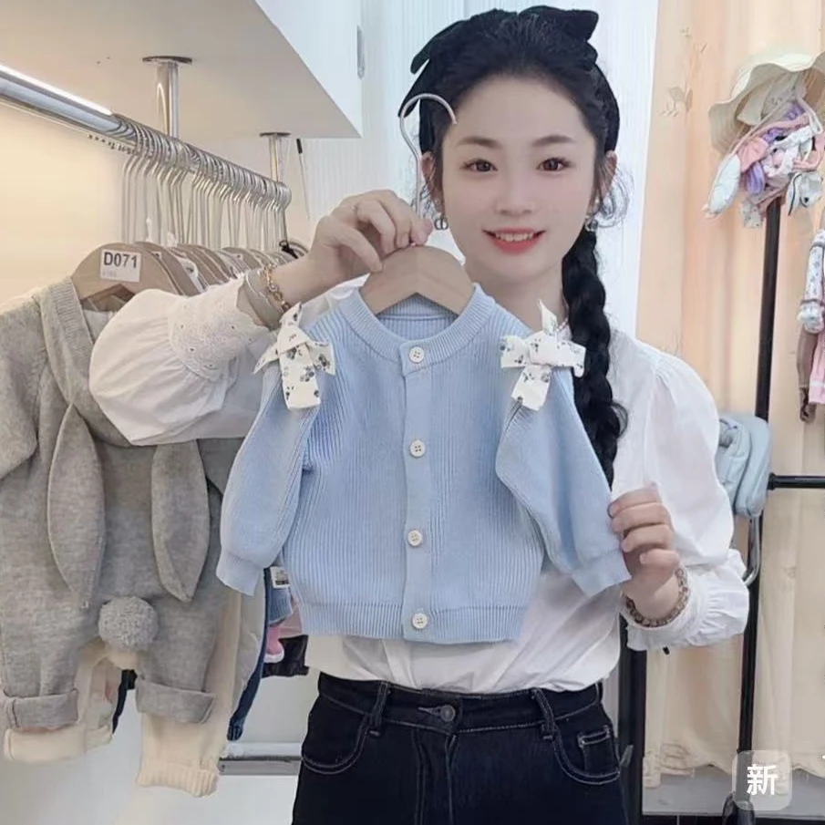 2025秋季新款婴幼儿宝宝洋气时尚公主长袖开衫外套