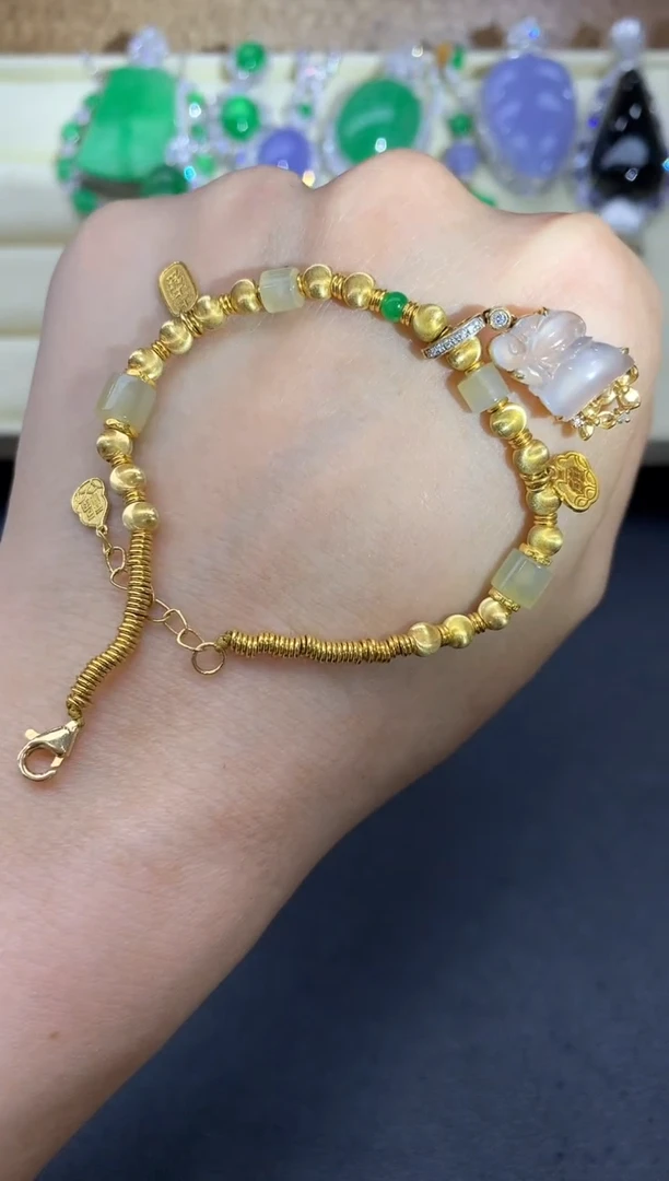 【闪购商品】翡翠手链未镶嵌496-中国好珍宝