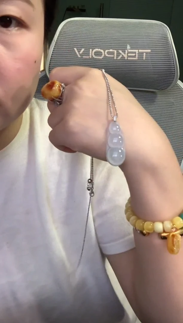 未镶嵌挂件翡翠豆子F1483-8