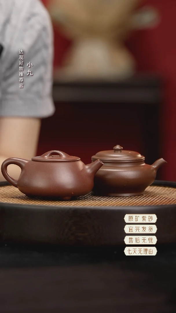 九DG157大蕴虚扁-柯少疆老紫泥170+DG47石瓢-姜文山紫泥210