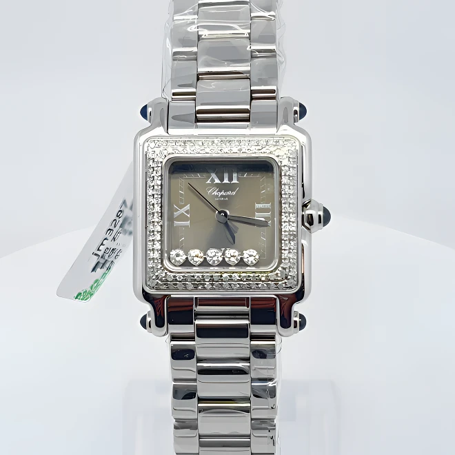 95新 Chopard/萧邦 石英腕表后钻23mm/公价99999/jm3287