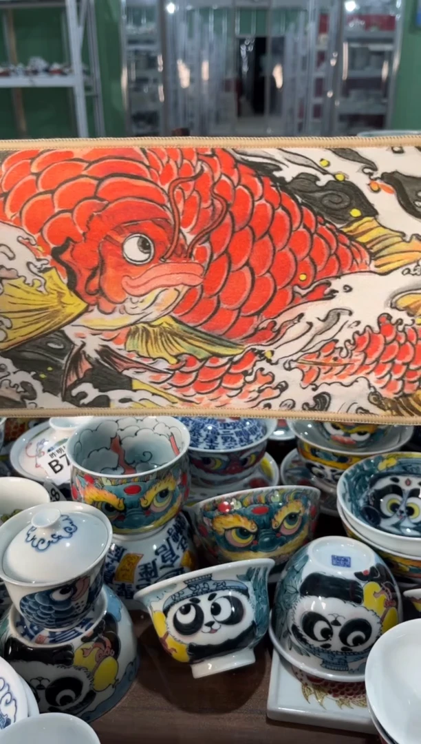 陶瓷昨明景德镇陶瓷：茶席一条