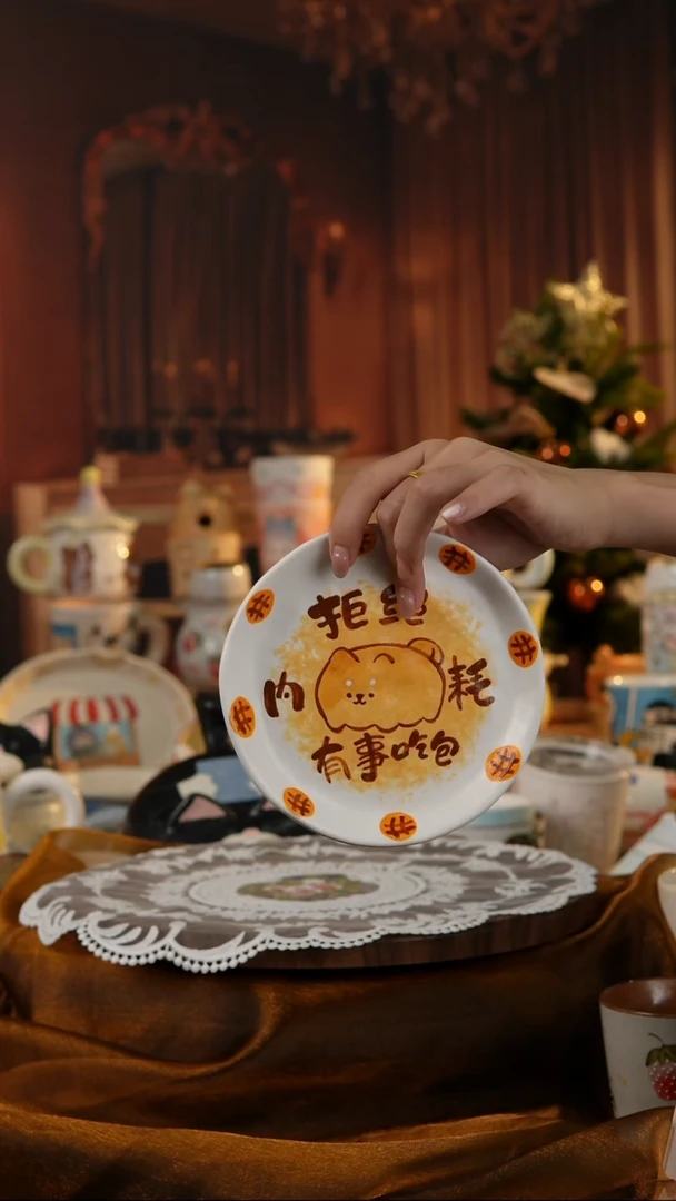 陶瓷便携款景德镇手工手绘陶瓷