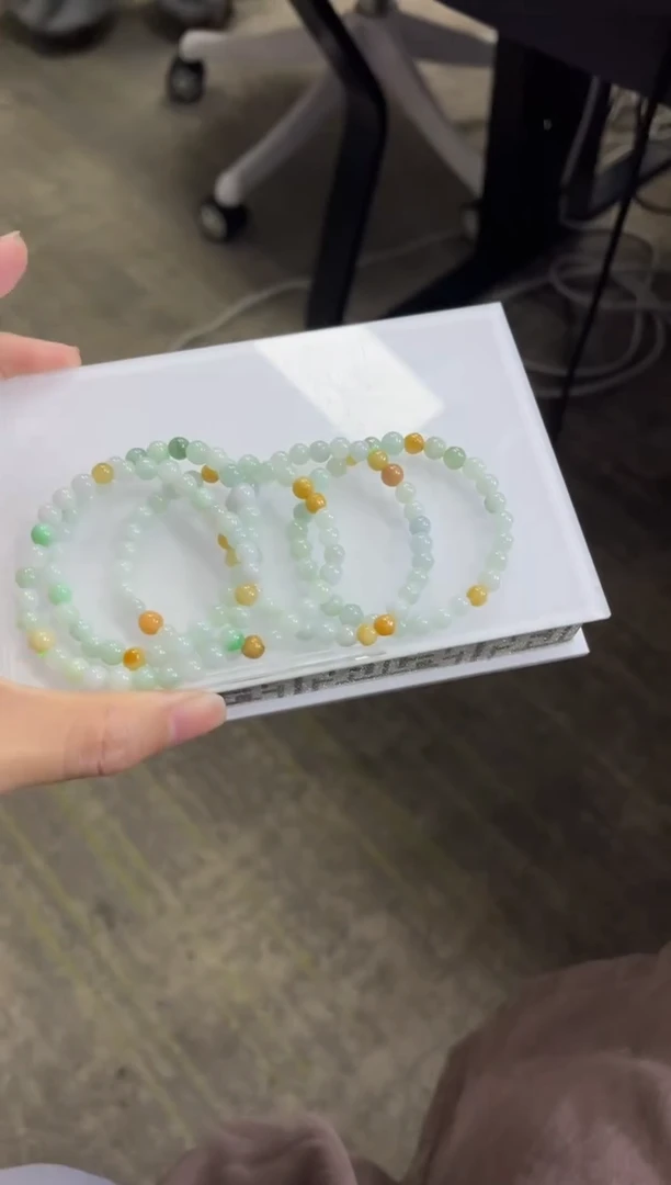 未镶嵌手串翡翠K304/多样性发一件/配绳子