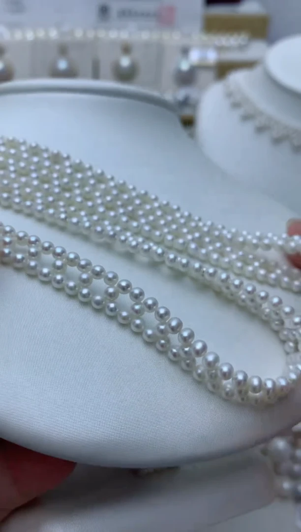 淡水珍珠未镶嵌项链w10 多样性发其一