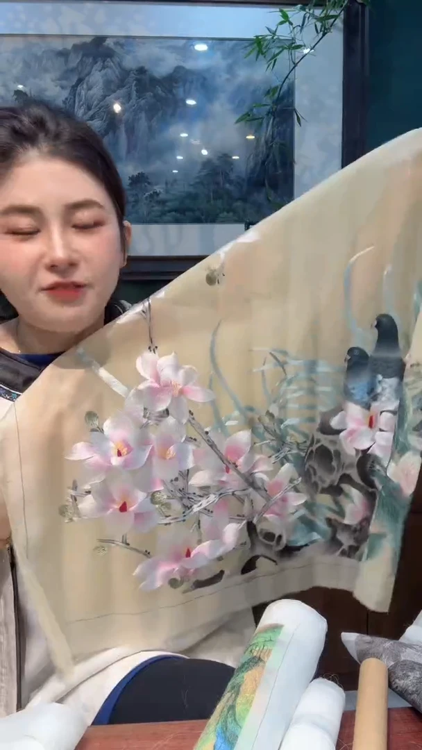 刺绣魏非遗苏绣手工刺绣单面绣