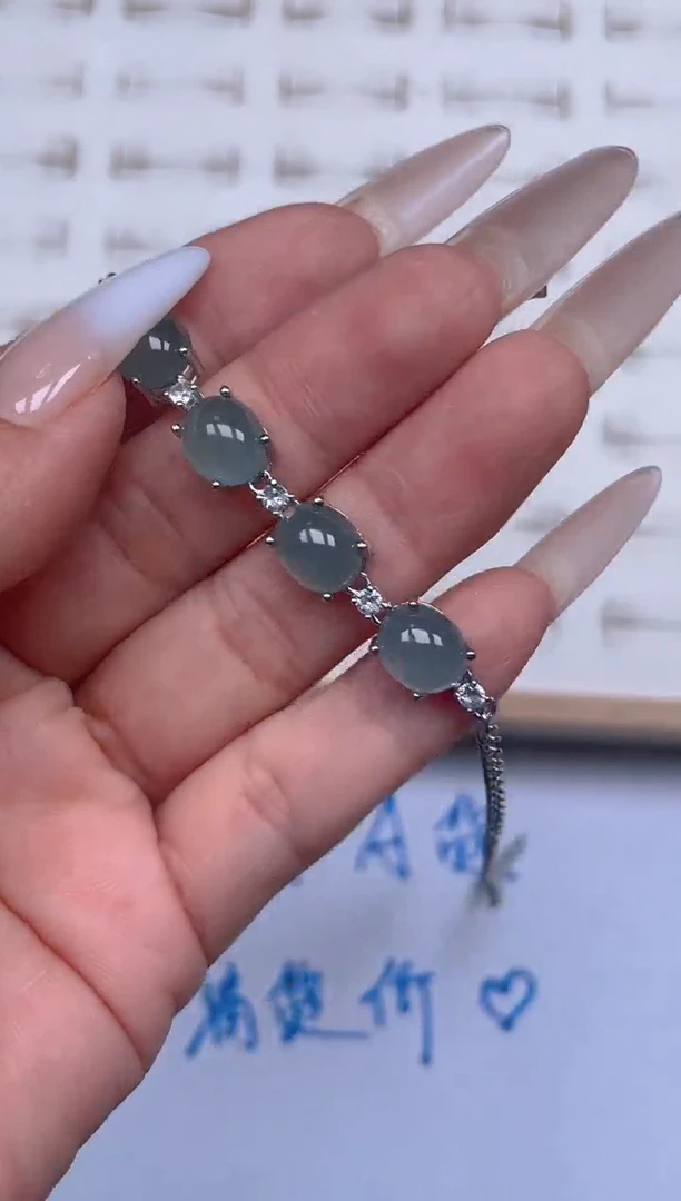 散珠翡翠天然翡翠裸石蛋面97