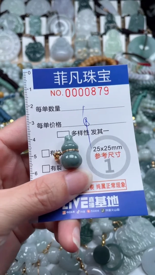 翡翠未镶嵌颈饰00..0879