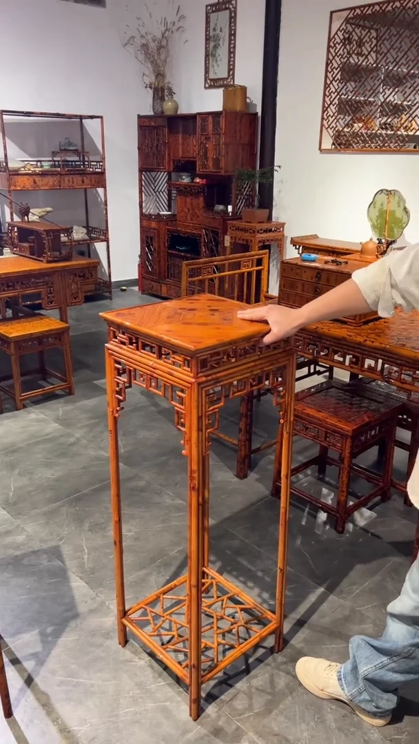 竹李*森湘妃竹花几福建妃