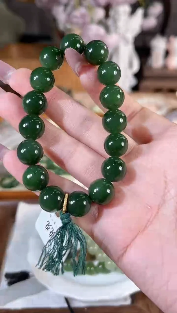 未镶嵌手链和田玉多样性发其一孤品默认微瑕