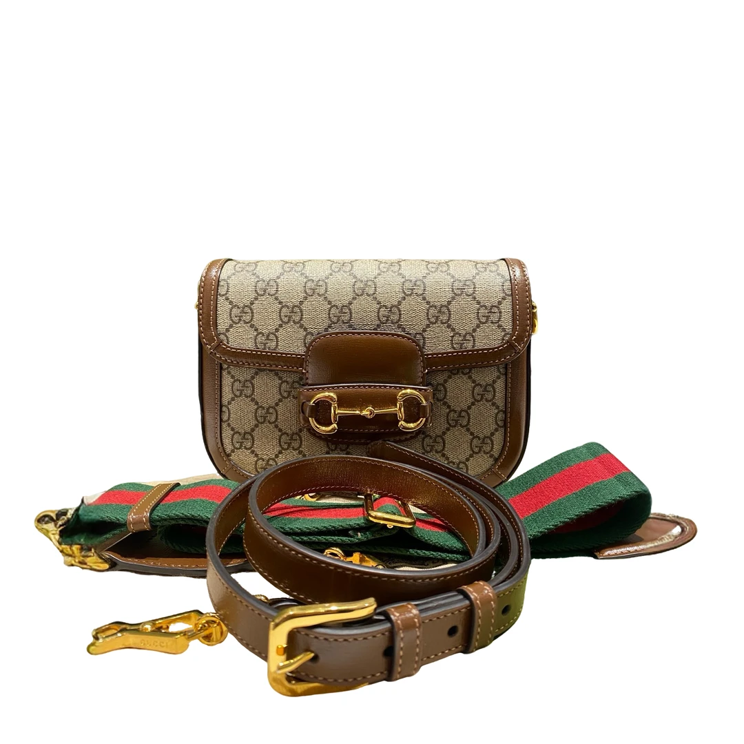 99新 GUCCI/古驰 Gucci 古驰1955 马鞍包小号13025