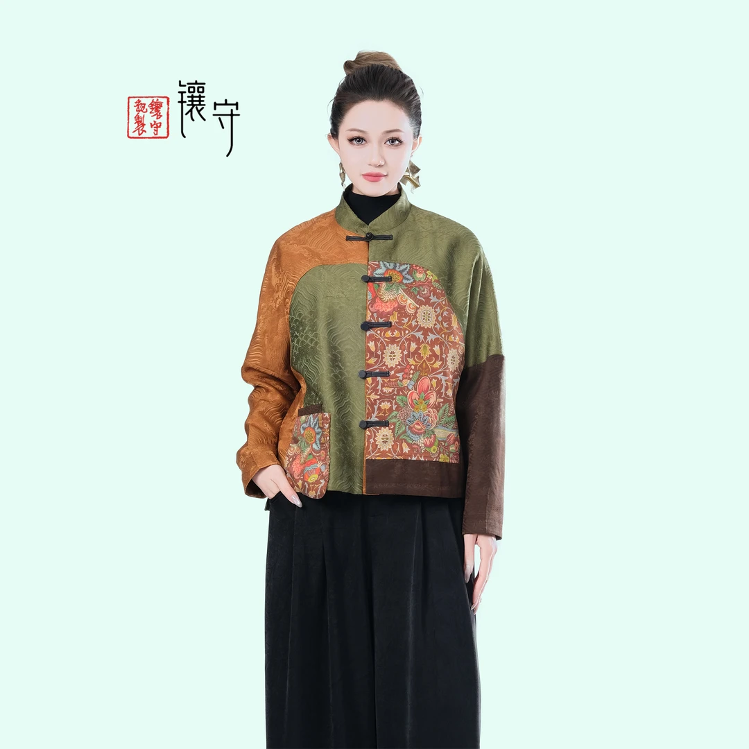 【镶守·满月】中国风百搭休闲时尚设计女装高端洋气轻奢外套2133