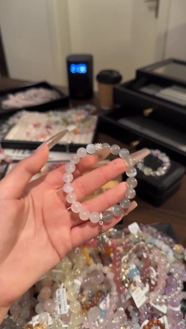 水晶手链合金月光石x1243