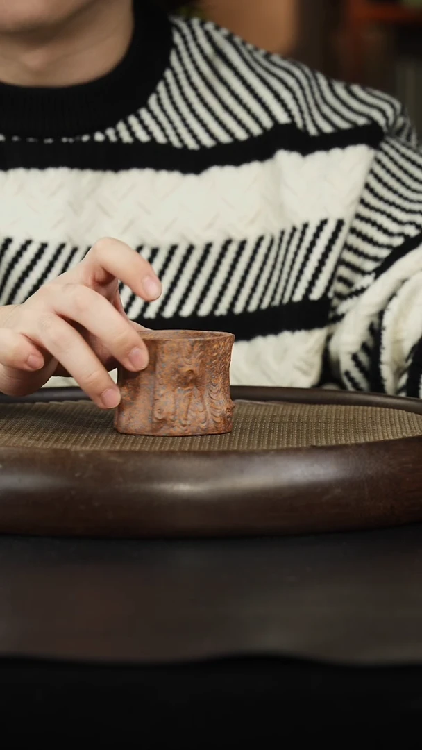 茶壶紫砂21 柴烧主人杯