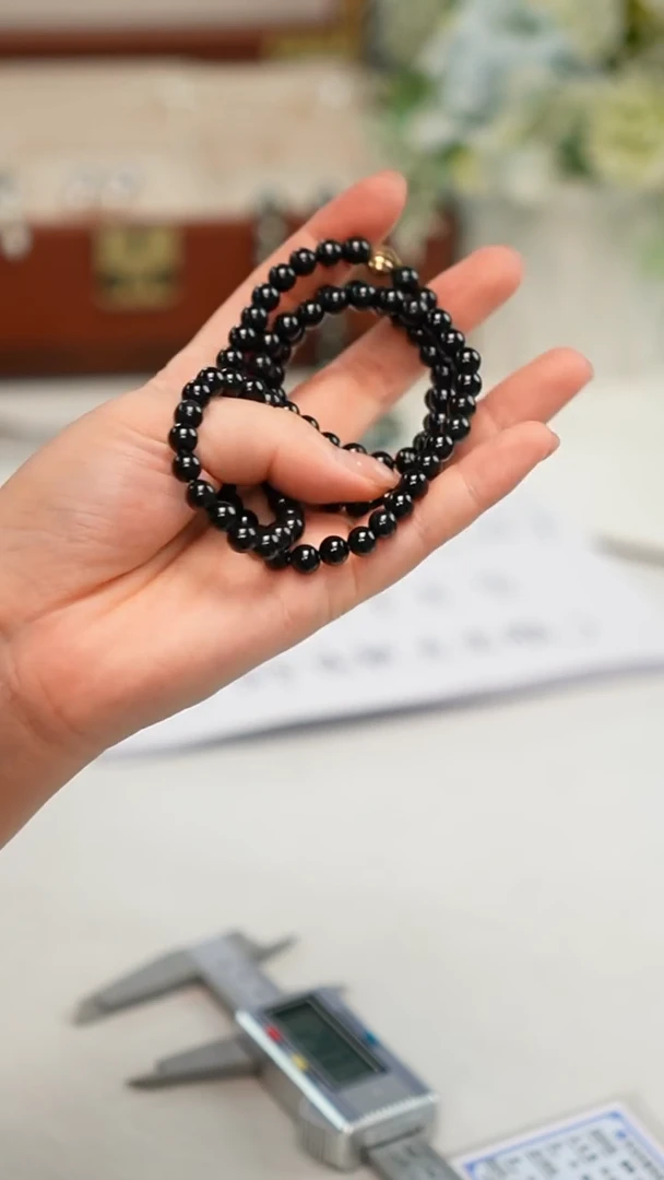 翡翠合金颈饰（微瑕）墨翡 项链