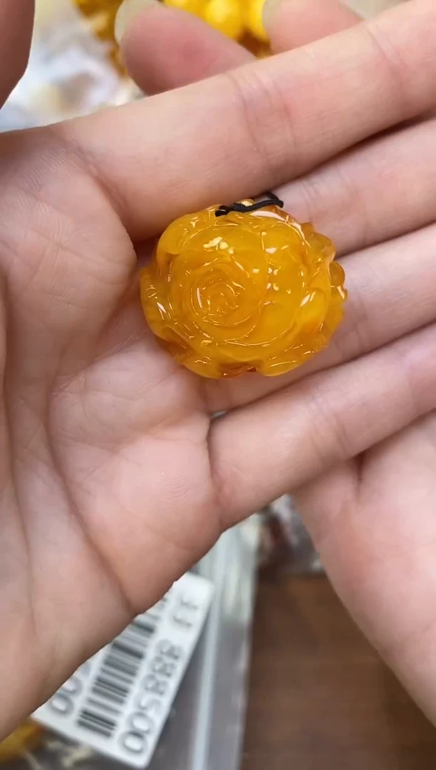 裸石琥珀未镶嵌天然琥珀蜜蜡