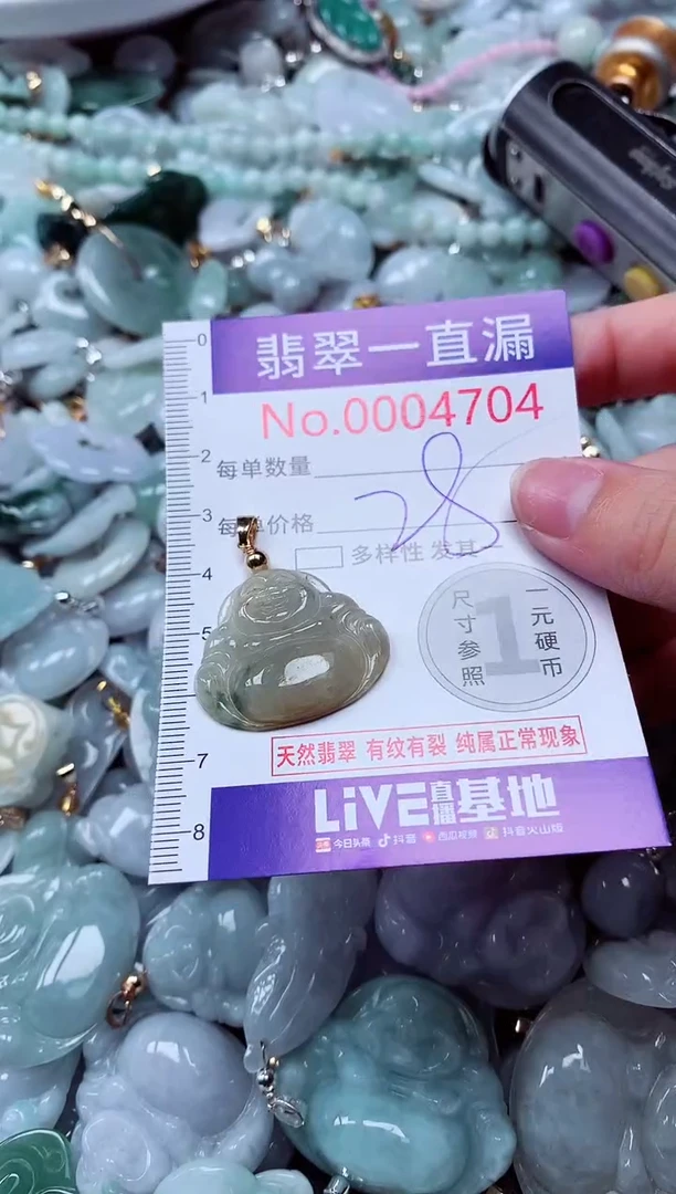 吊坠(不含链)未镶嵌翡翠4704