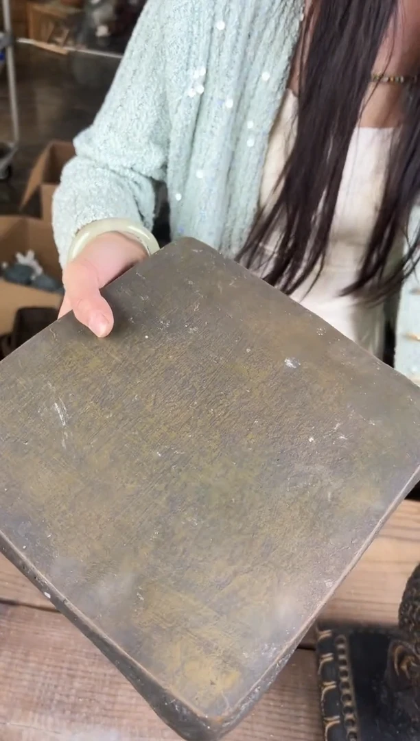 陶土【闪购商品】- 古铜色大方底座